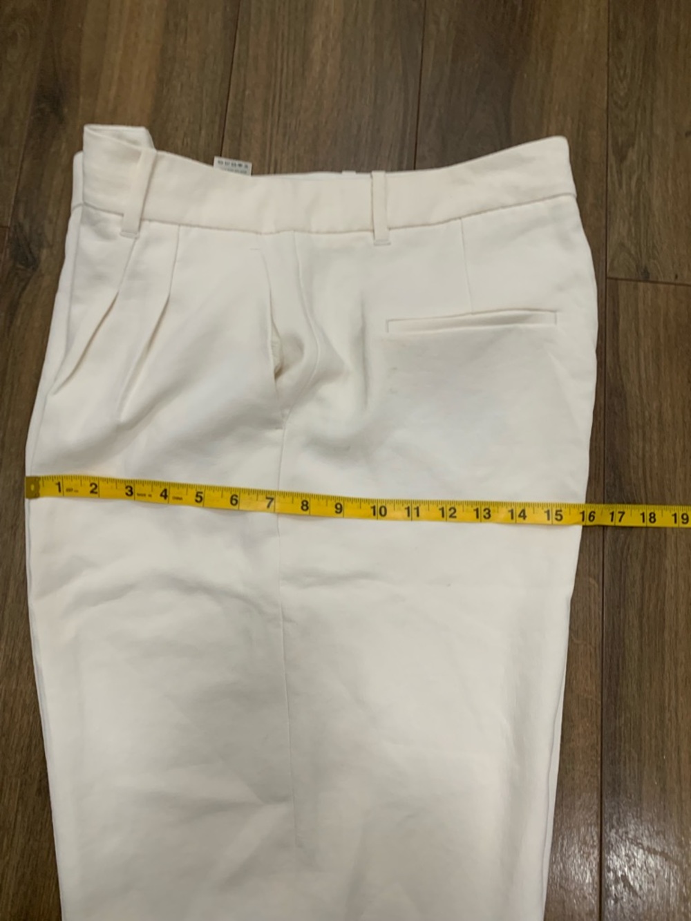 Wilfred Cream Pleated Wide-Leg Trousers - Picture 8 of 9